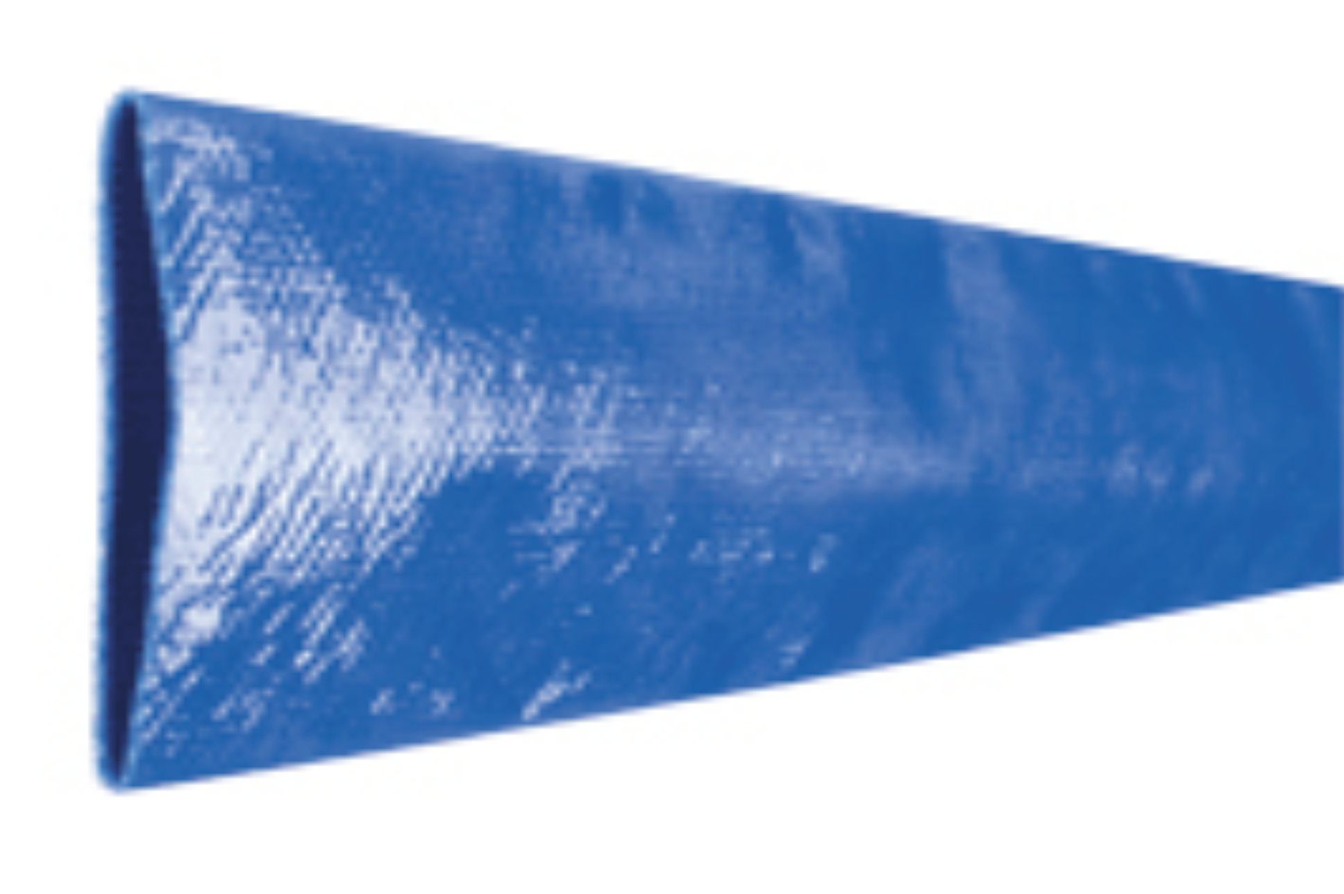 BLUE PVC LAY FLAT DISCHARGE HOSE 4" ID X 75' 