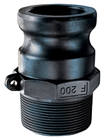 Polypropylene Male Camlock x Male NPT