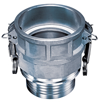 Aluminum Camlock x Swivel Hose Barb