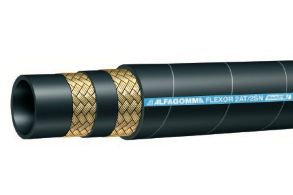 3 8 Flexor 2SN R2AT Minetuff Hydraulic Hose 4800 PSI TR2MT 06 3-8-flexor-2sn-r2at-minetuff-hydraulic-hose-4800-psi-tr2mt-06