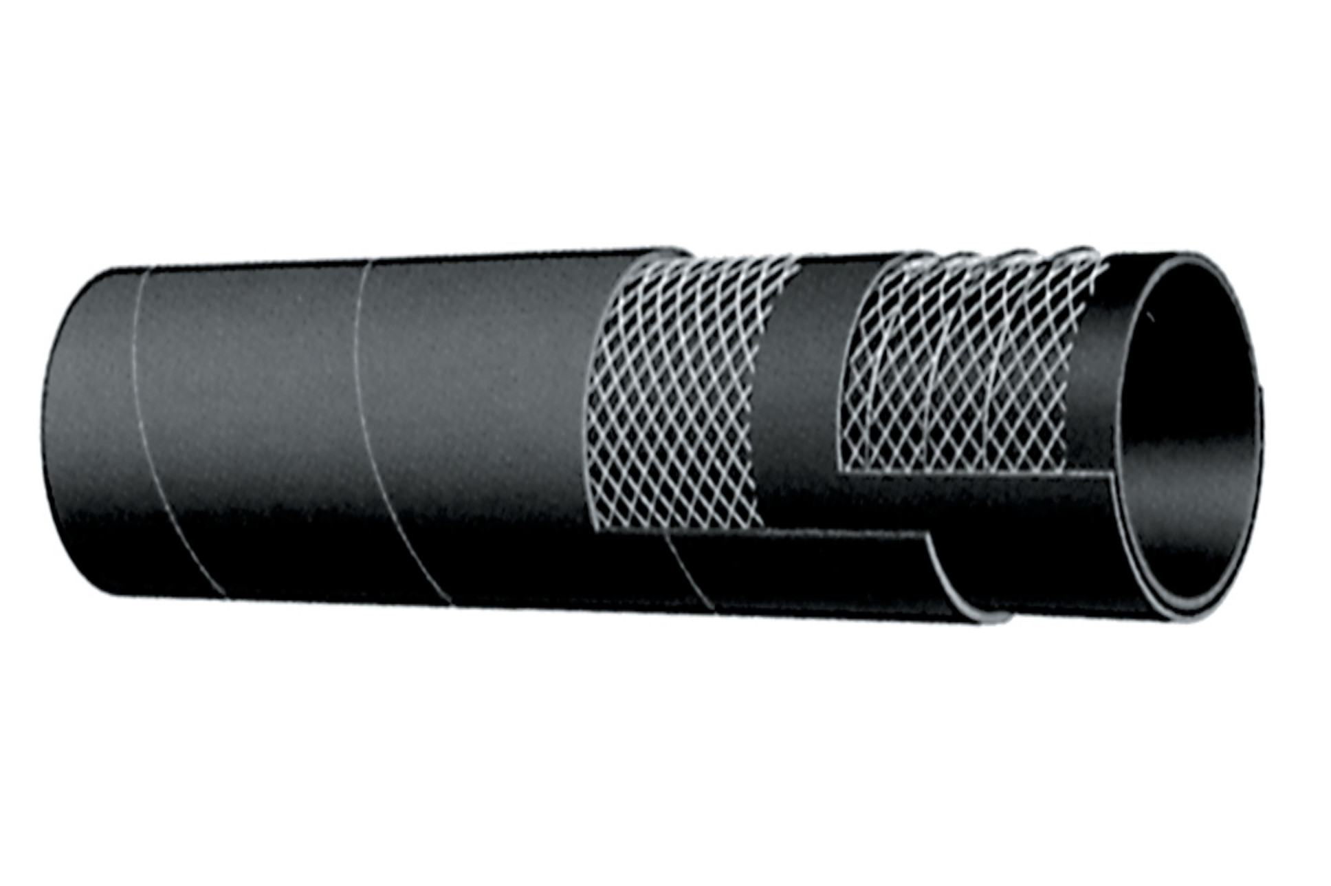 High Pressure Water Discharge Hose - Cut and Couple