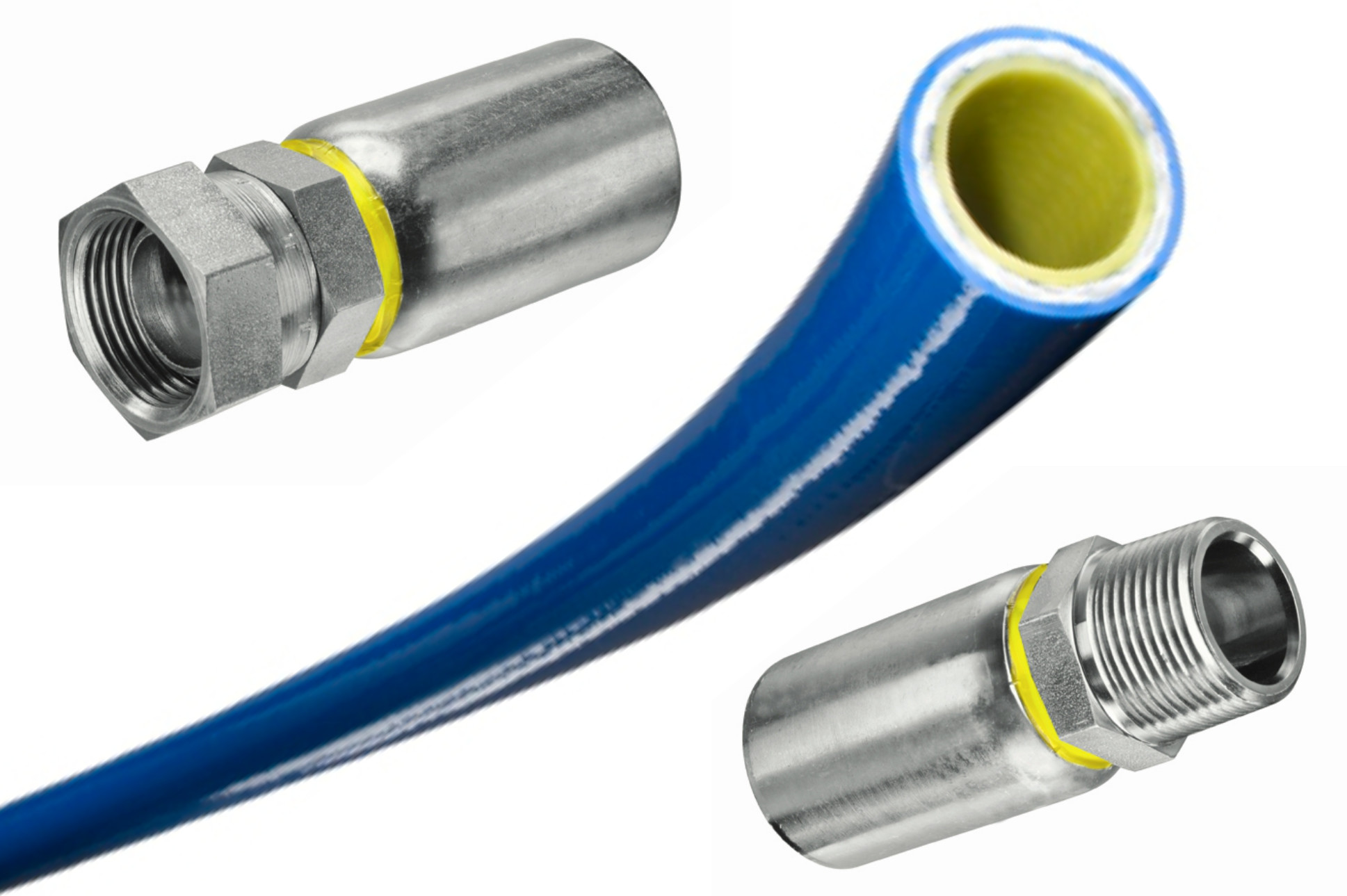 3000 PSI Piranha Sewer Jetting Hose Assembly - Cut and Couple