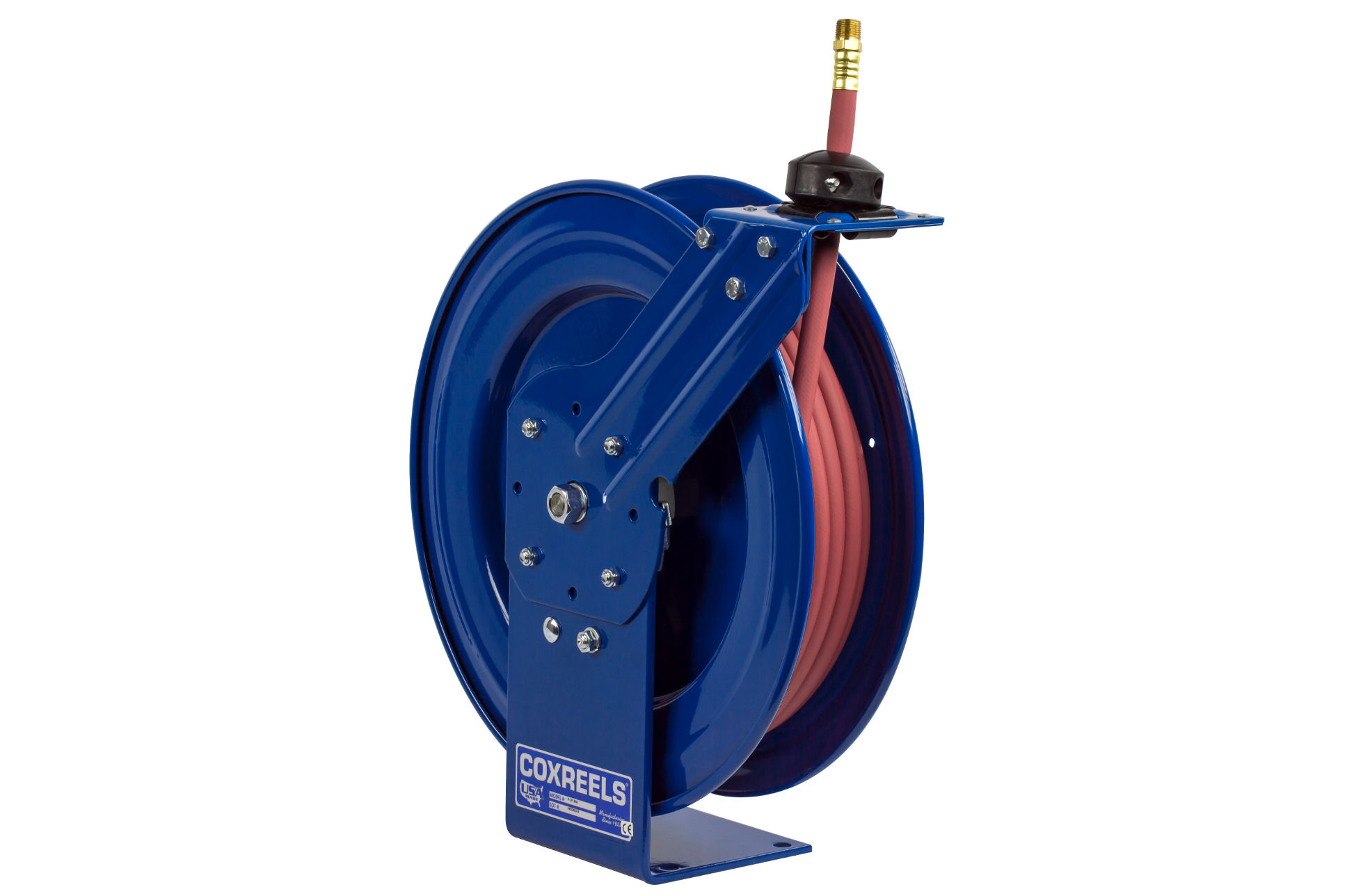 Spring Driven Hose Reels - Mountable (No-Weld) - Cut and Couple