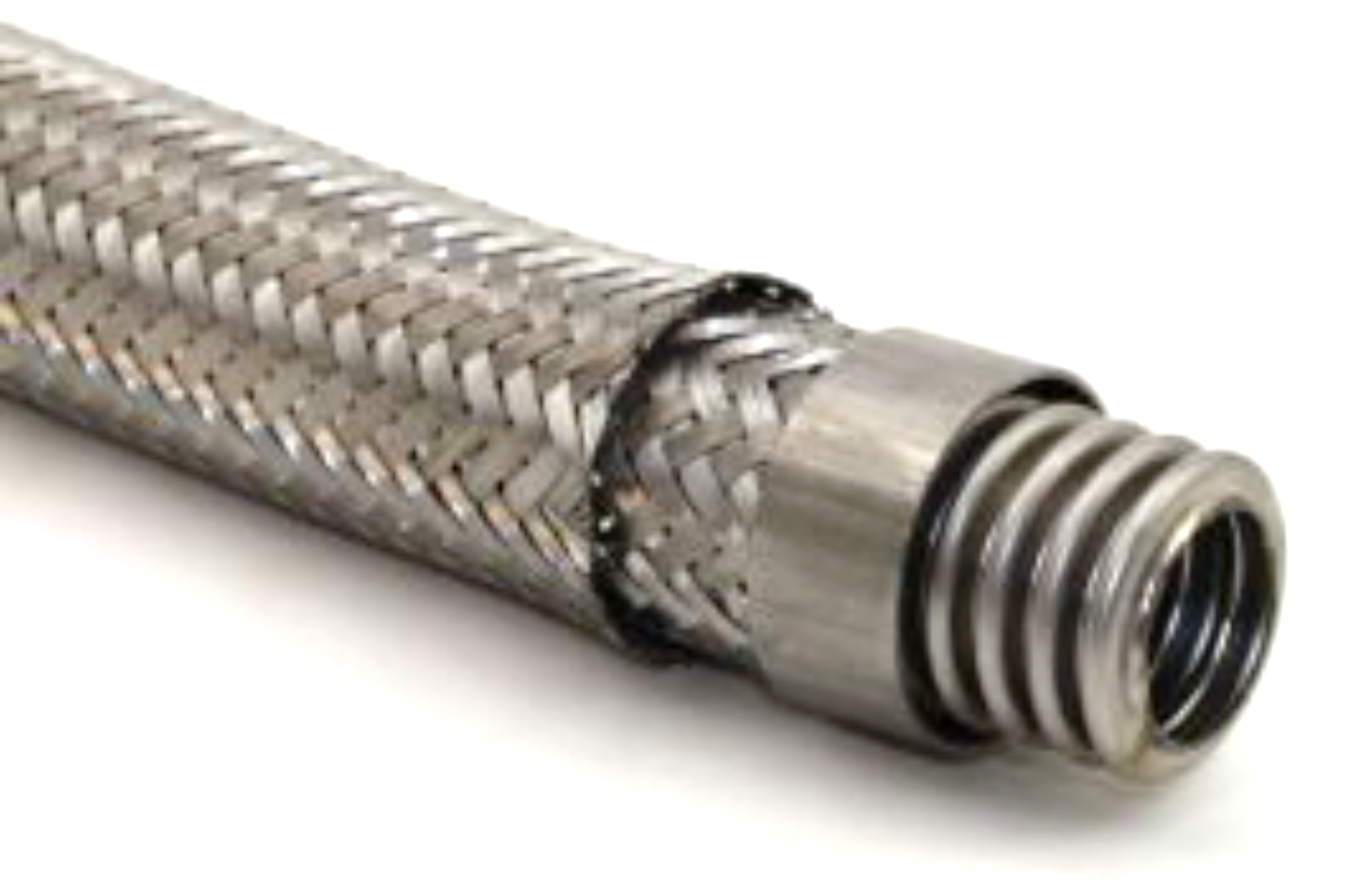 3/4 - SS321 Corrugated Metal Hose w/ Double SS304 Braid - (P4DB-H4021-012)  - Cut and Couple