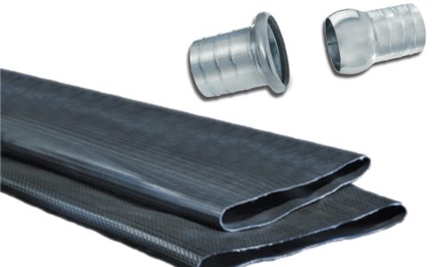 PVC/Nitrile Layflat Hose Assembly with Genuine Bauer Ball & Socket